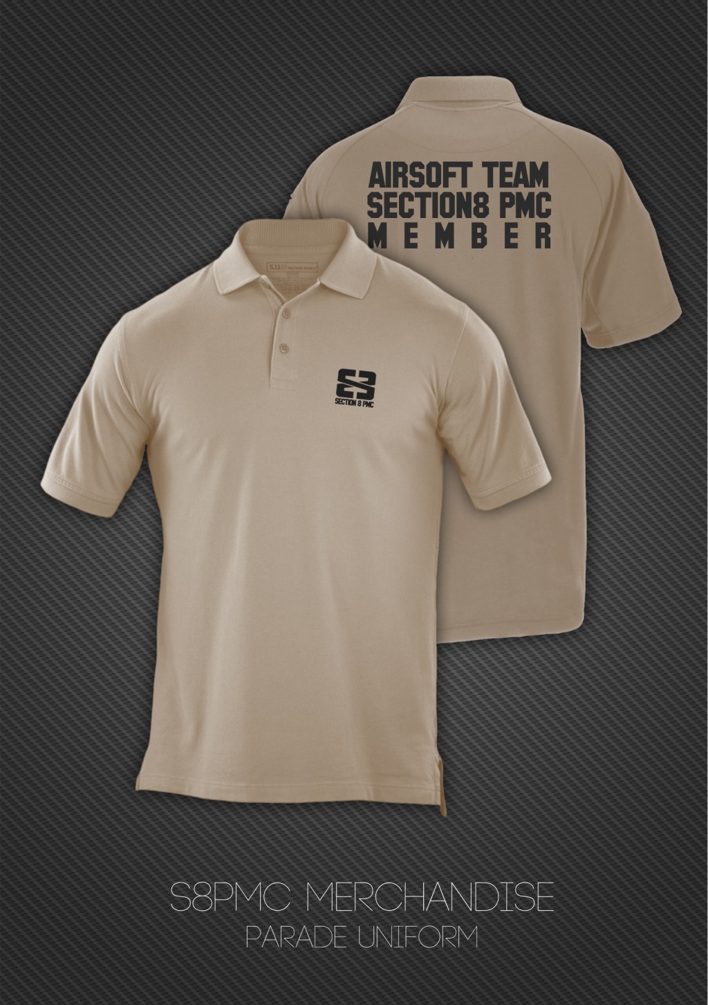 S8 Polo tshirt merchandise